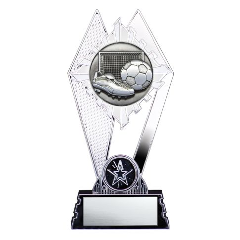Official Awards4u photo of the Citadel silver weighted soccer trophy